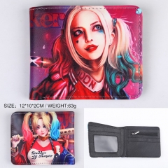 DC Comics Suicide Squad Movie Harleen Quinzel PU Leather Walle