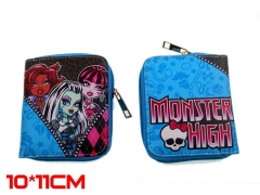 Monster High Anime Zipper PU Leather Wallet