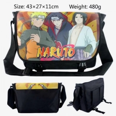 Naruto School Cartoon Crossbody Bag Anime Nylon and Canvas Shoulder Bag