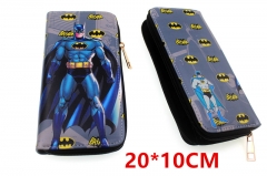 Batman Movie Anime PU Leather Zipper Wallet
