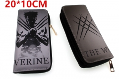 Marvel Comic The Avengers Wolverine Movie PU Leather Zipper Wallet