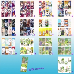 POP Team Epic Cosplay Cartoon Decoration For Book Anime Bookmarks (8pcs/set)
