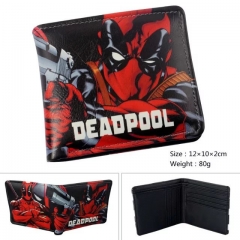 Deadpool Movie Cartoon Purse Wholesale PU Anime Short Wallet