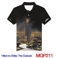 Hitori no Shita The Outcast Cosplay Print Fashion Anime Shirts Anime Short Sleeves Polo Shirts
