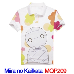Miira no Kaikata How to Keep a Mummy Cosplay Print Fashion Anime Shirts Anime Short Sleeves Polo Shirts