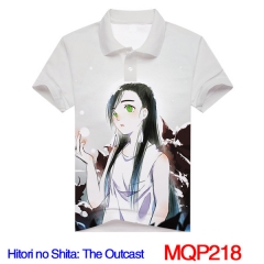 Hitori no Shita The Outcast Cosplay Print Fashion Anime Shirts Anime Short Sleeves Polo Shirts