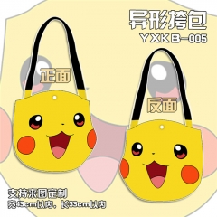 Pokemon Pikachu Kawaii Cartoon Anime Cute Canvas Satchel Bag