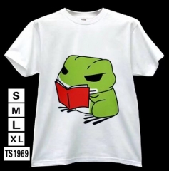 Travel Frog Cosplay Game Cartoon Modal Cotton Unisex Anime T shirts