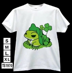 Travel Frog Cosplay Game Cartoon Modal Cotton Unisex Anime T shirts