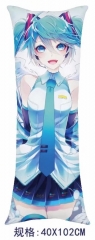 Hatsune Miku Cosplay Japanese Cartoon Anime Long Soft Pillow