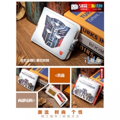 Transformers: The Last Knight Cosplay Movie High Quality PU Purse Anime Folding Wallet 10*12cm