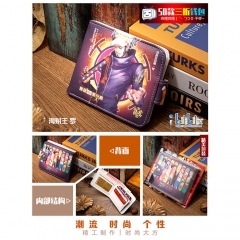 One Piece Cosplay Cartoon Law High Quality PU Purse Anime Folding Wallet 10*12cm