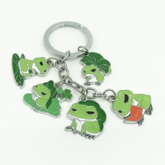 Travel Frog Cosplay Cartoon Decoration Anime Keychain