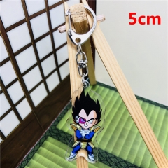 Dragon Ball Z Vegeta Anime Acrylic Japanese Cartoon Keychain