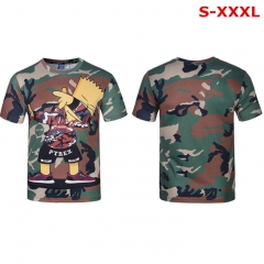 The Simpsons Cosplay Cartoon Unisex Fancy Anime Short Sleeve T shirts