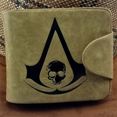 Assassin's Creed Cool Design Purse Folding Short Anime Wallet