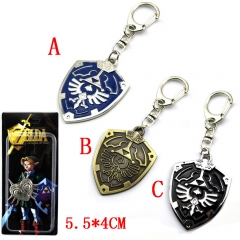 3Colors The Legend Of Zelda Game Cosplay Fashion Anime Alloy Keychain