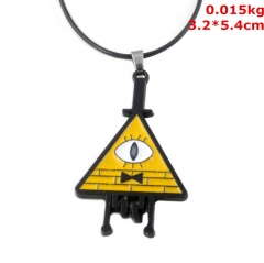 Gravity Falls Cosplay Cartoon Cute Decoration Alloy Anime Necklace