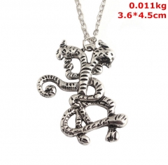 Black Panther Cosplay Movie Decoration New Design Alloy Anime Necklace