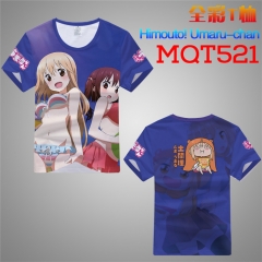 Himouto! Umaru-chan Cartoon Cosplay 3D Print Anime T Shirts Anime Short Sleeves T Shirts