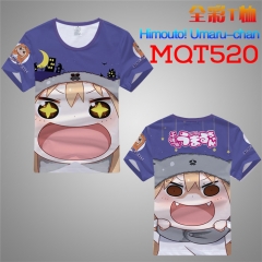 Himouto! Umaru-chan Cartoon Cosplay 3D Print Anime T Shirts Anime Short Sleeves T Shirts