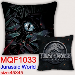 Jurassic World Cosplay Two Sides Print Square Style Soft Pillow Wholesale Comfortable Good Quality Anime Pillow