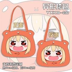 Himouto Umaru-chan Cartoon Cute Girls Shopping Bags Anime Canvas Hand Bag