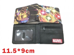 Marvel Comics The Avengers Movie Infinity Gauntlet Marvel Cool Design Purse Folding Short Anime Wallet