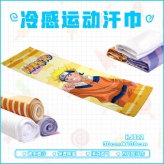 Cartoon Japan Naruto Coolcore Ice Towel Sports GYM Towel