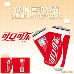 Coca Cola Funny Designs Fancy Aluminium Alloy Vacuum Cup