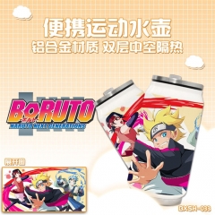 Japan Naruto Cartoon Aluminium Alloy Vacuum Cup