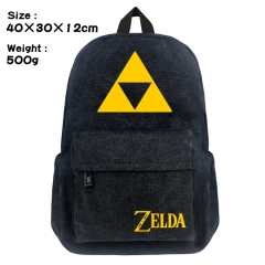 The Legend Of Zelda Game Bag Black Canvas Anime Backpack Bags