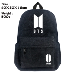K-POP BTS Bulletproof Boy Scouts Logo Bag Bangtan Boys Canvas Anime Backpack Bags