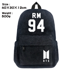 K-POP BTS Bulletproof Boy Scouts Bag #94 RM Canvas Anime Backpack Bags