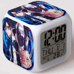 Sword Art Online Game Colorful Change Anime Clock Designs B