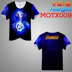 The Avengers Cosplay 3D Print Anime T Shirts Anime Short Sleeves T Shirts
