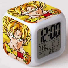 Dragon Ball Z Cartoon Colorful Change Anime Clock Designs A