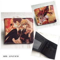Fairy Tail Cosplay Cartoon Frosted Coin Purse Anime Folding Wallet