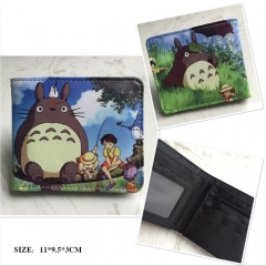 My Neighbor Totoro Cosplay Cartoon Frosted Coin Purse Anime Folding Wallet