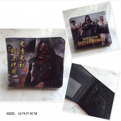 Playerunknown's Battlegrounds Cosplay Cartoon Frosted Coin Purse Anime Folding Wallet