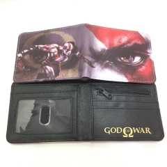 God of War Fashion Cool Design Purse Folding Short Anime Wallet