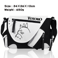 My Neighbor Totoro Cartoon Crossbody Bag Wholesale Thick Anime PU Canvas Shoulder Bag