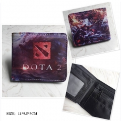 Dota Cosplay Cartoon Frosted Coin Purse Anime Folding Wallet