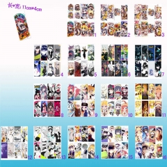 16 Style Aotu Cosplay Cartoon Decoration Book Anime Bookmarks (8pcs/set)