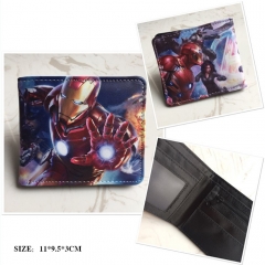 The Avengers Iron Man Movie Anime PU Wallet