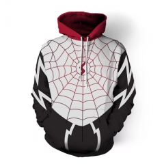 Spider Man Gwen Cool 3D Print Anime Pullover Cosplay Anime Hooded Hoodie