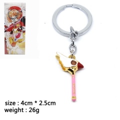 Card Captor Sakura Magic Wan Cosplay Cartoon Decoration Anime Keychain