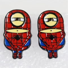 Despicable Me Cos Spider Man Cartoon Cute Alloy Earring Fashion Girls Earring