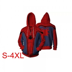 Marvel Comics The Avengers Spider Man Cosplay Fashion 3D Printed Unisex Sweatshirt Movie Zipper Anime Hoodie