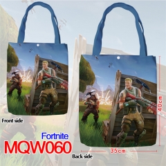 Fortnite Hot Game Cosplay Two Sides Bag Wholesale Good Quality Fashion Anime Shopping Bag